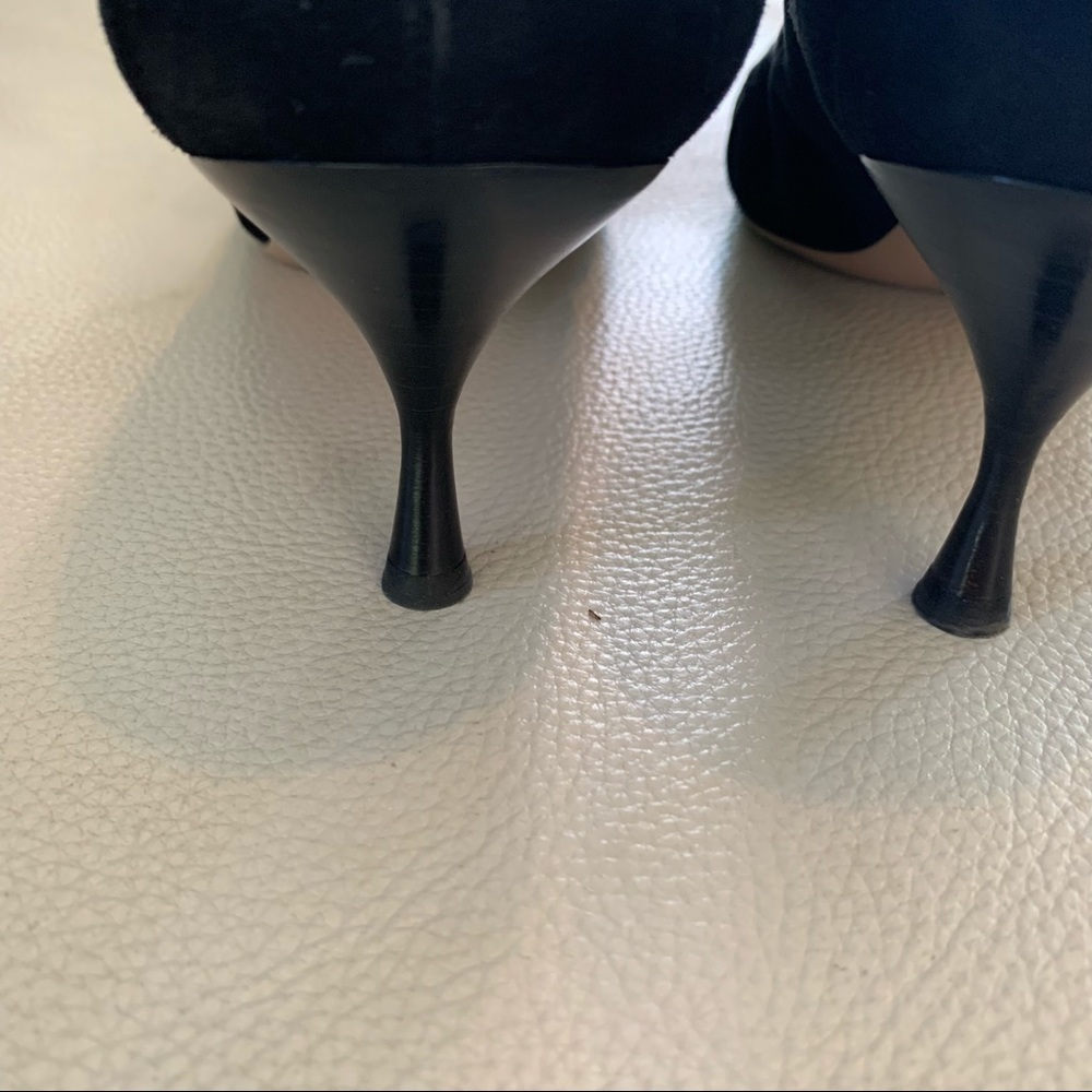 Prada Black Suede Pumps - Picture 7 of 11